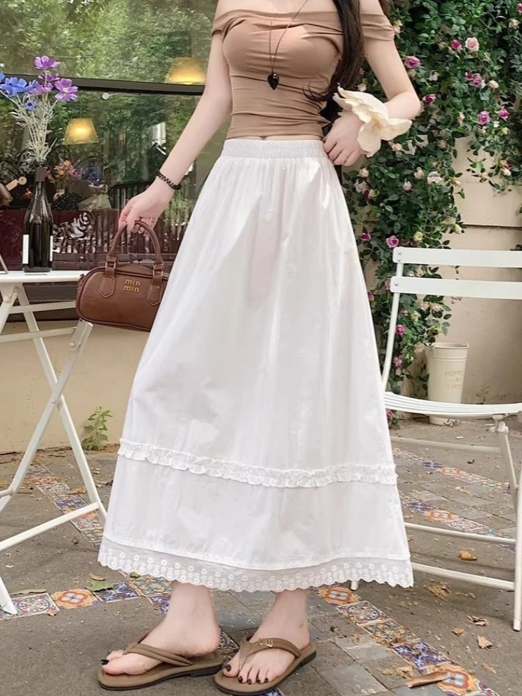 Saia Longa Feminina de Cintura - Women'S Fashion Umbrella avaliação e preço