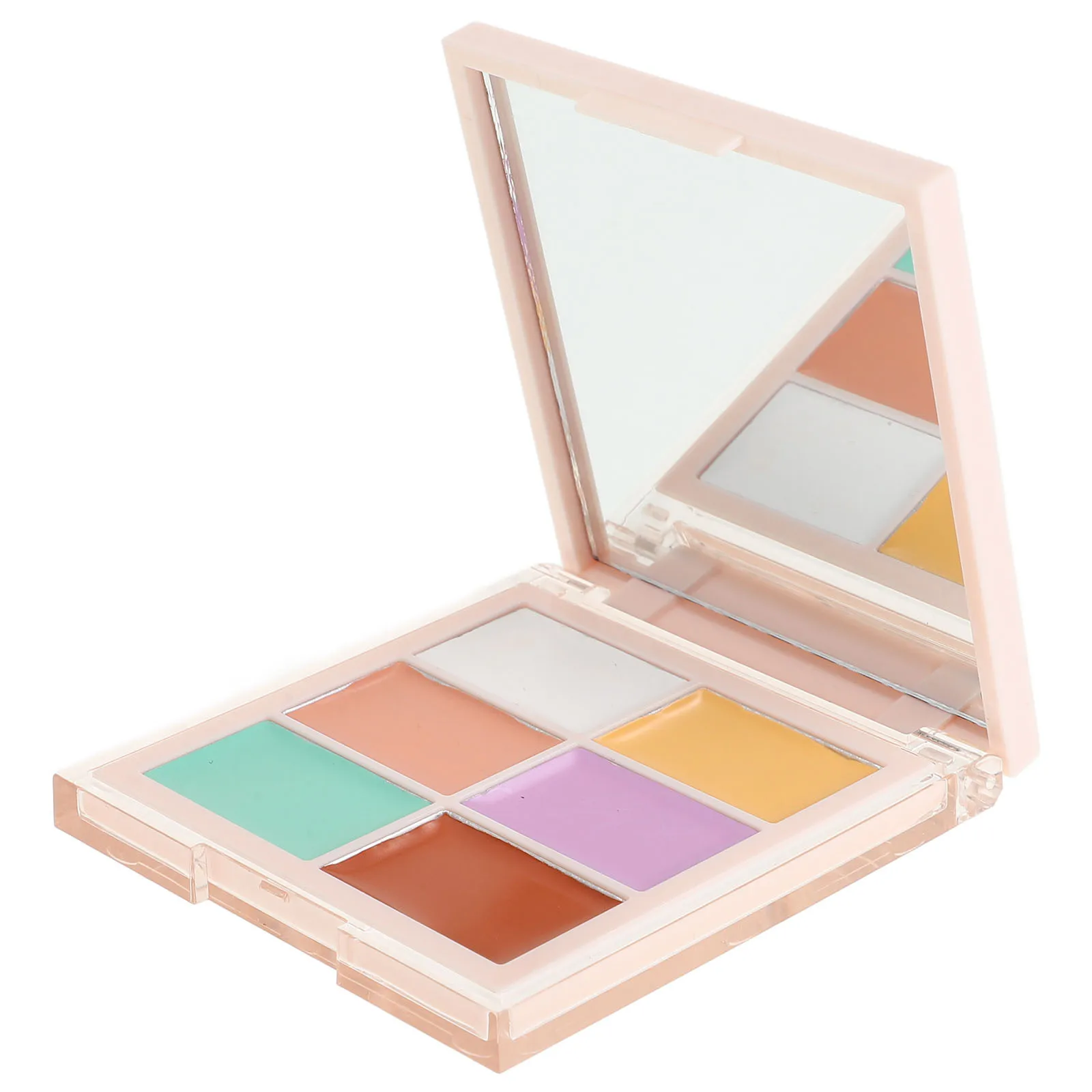

Multifunctional Concealer Palette Cream Formula Natural Finish for Contouring Highlighting Color Correction Imperfections