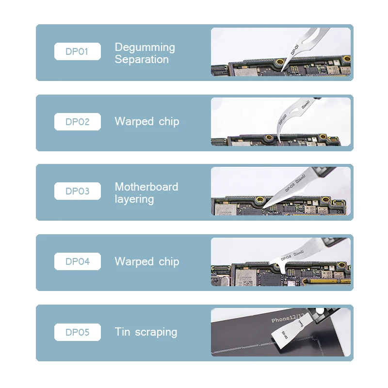 QIANLI DP ด้วยตนเองบดมือขัด + คาร์บอนไฟเบอร์จับลื่นโทรศัพท์มือถือ PCB DIY Degumming ซ่อมอุปกรณ์ทำมือ