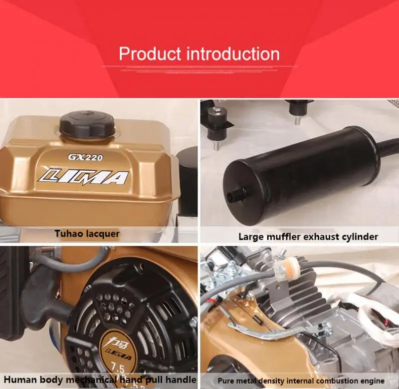 3KW-8KW Low Noise 48V60V72V Electric Tricycle Fourwheeled Car Sedan Charging Generator Range Extender