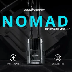 Radiomaster Nomad Dual 1-watt Gemini Xrossband ExpressLRS Module 2.4G&900MHZ MICRO&NANO Adapter