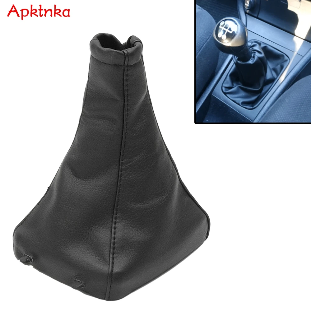 APKTNKA-perilla de palanca de cambios de coche, cubierta de cuero a prueba de polvo para Vauxhall Opel Astra G Mk4 Coupe 1998-2005, color negro