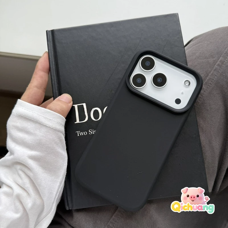 

For iPhone 17 Pro Max Air 15 14 Plus 13 12 11 Pro Max Phone Case Simple Dopamine Colorful Matte Frosted Plain Soft Back Cover