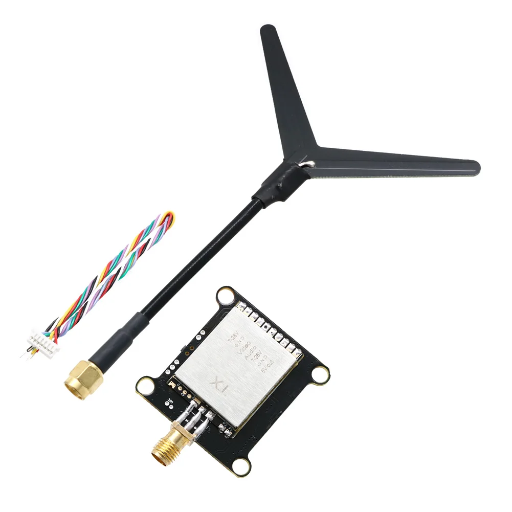 1.2G 1.2GHz 1W 1.6W 2W 25mW/2000mW VTX Moduł przełączalnego nadajnika wideo z 1.2G 8Ch VRX do drona wyścigowego FPV dalekiego zasięgu