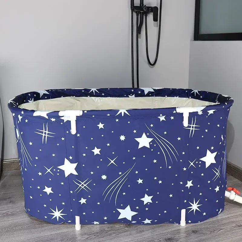 Foldable Bathtub Portable Baby Bath Tub Large Insulation Hot Tub for Baby Adult Sweat Steaming Foot Spa Bath Bucket Bathtubs - view 6