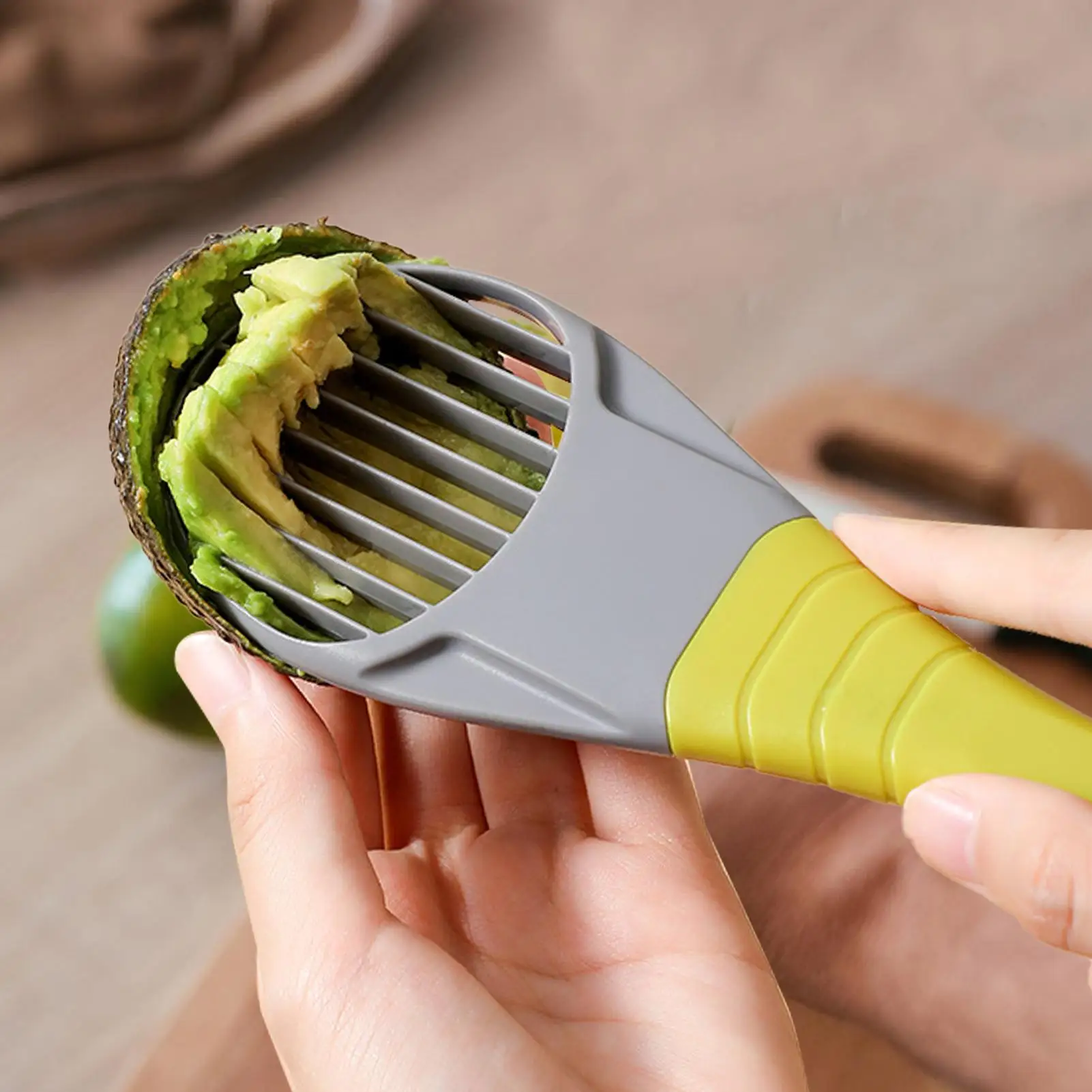Avocado Tool Avocado Slicer Cutter Corer Splitter Kitchen Gadgets Peeler Pit Remover Small Hand Tools Pitter With Comfort Grip