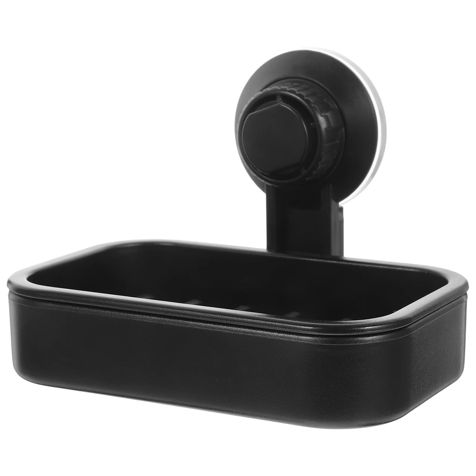 

Suction Cup Soap Dish Holder No Tools No Drilling Wall Mounted For Bathroom Kitchen Tile Surface Black Soap Saver Dispenser