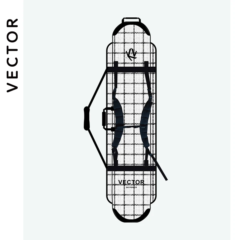 2020 wektor narciarstwo torba na deskę snowboardową odporna na zarysowania Monoboard osłona podstawy narciarstwo kluska skóra etui torba do noszenia akcesoria