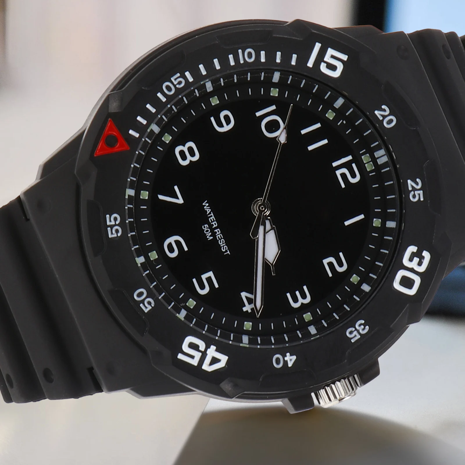 

Resin Waterproof Wrist Watch Stylish Small Fresh Durable Comfortable Daily Use Watches Men Students Accessories
