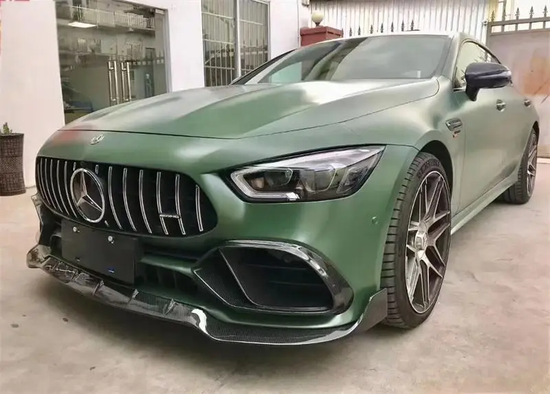 メルセデスベンツ AMG GT50 GT53 2019 2020 2021 2022 2023 2024 ReaI カーボンファイバーバンパーフロントリップリアリップエアインテークスポイラーキット