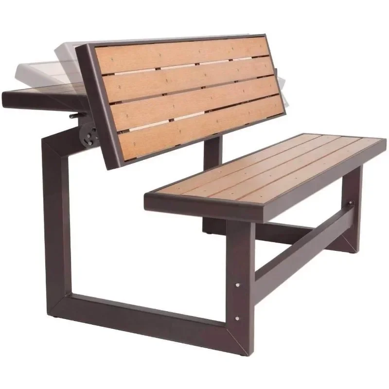 Christmas.60054 Convertible Bench / Table, Faux Wood Construction