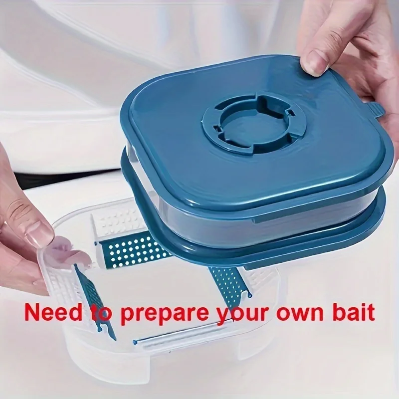 Efficient No-Bait Cockroach Trap - Reusable Insect & Pest Control Box for Roaches, Spiders, Ants Household Gadgets Catching Box