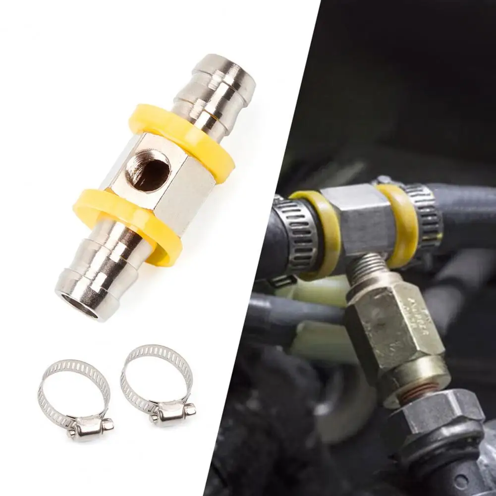 1 Set 3/8 1/2 Inch Sensor Connector Fuel Line Fuel Pressure T-fitting Adapter Car Accessories T-fitting Adapter Connector