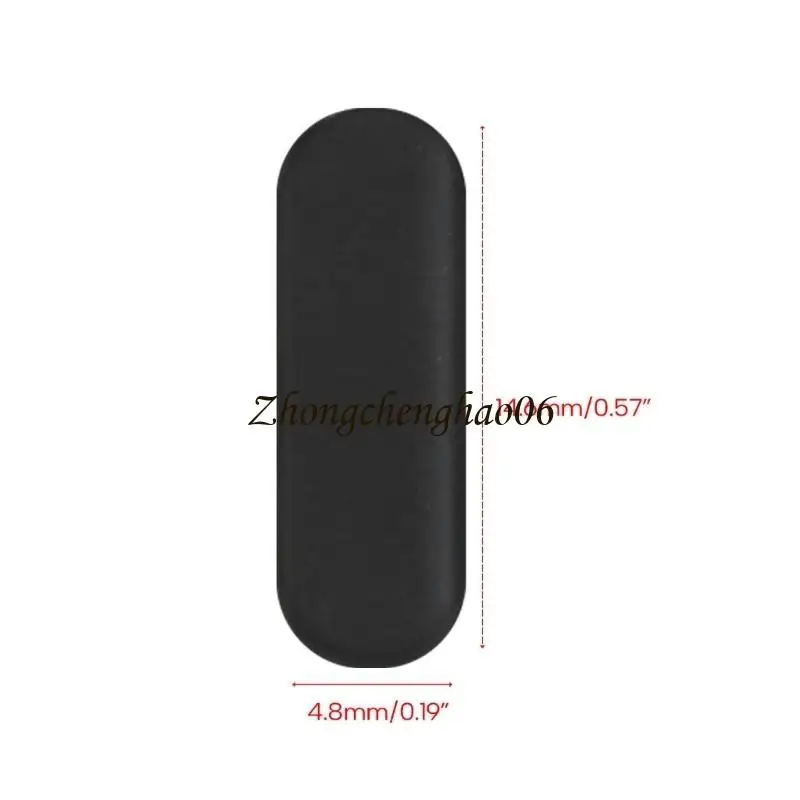 Set 4 piedi gomma nera per T480S Laptop Non slip Base Cover con accessori per computer adesivi 601F