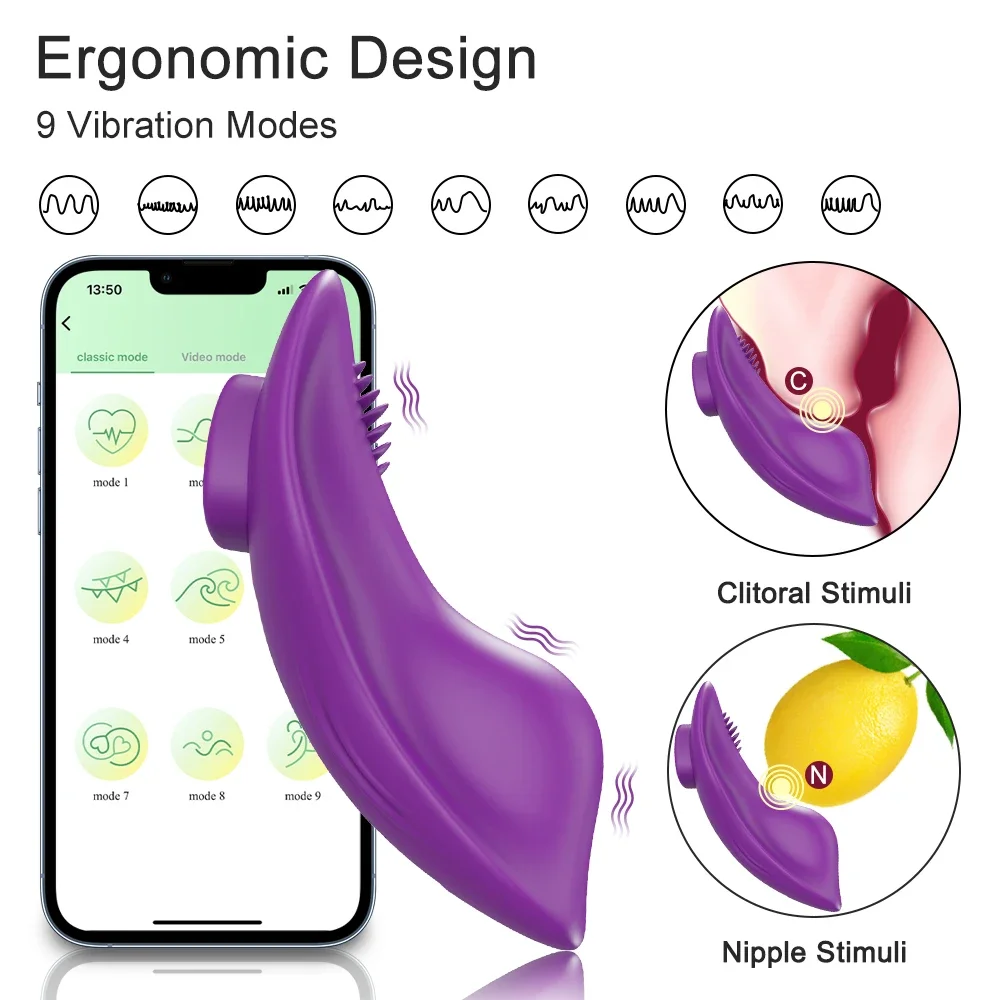 Wireless Bluetooth APP Vibrator Sex Toys For Wome Panties Wearable Clitoris Stimulator Massager Female Maturbator Adult Supplies