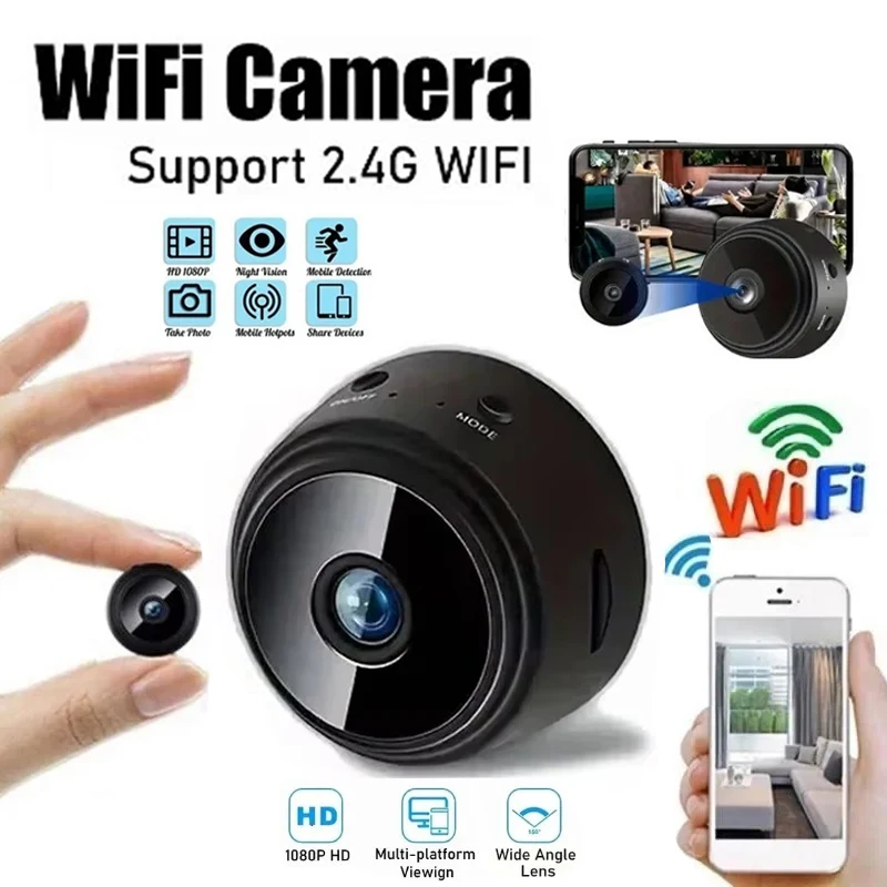 

A9 Mini Wifi Camera 1080P HD Wireless Monitor Camcorders Intelligent Home Security IP WiFi Camera Mobile Remote App Home Camera