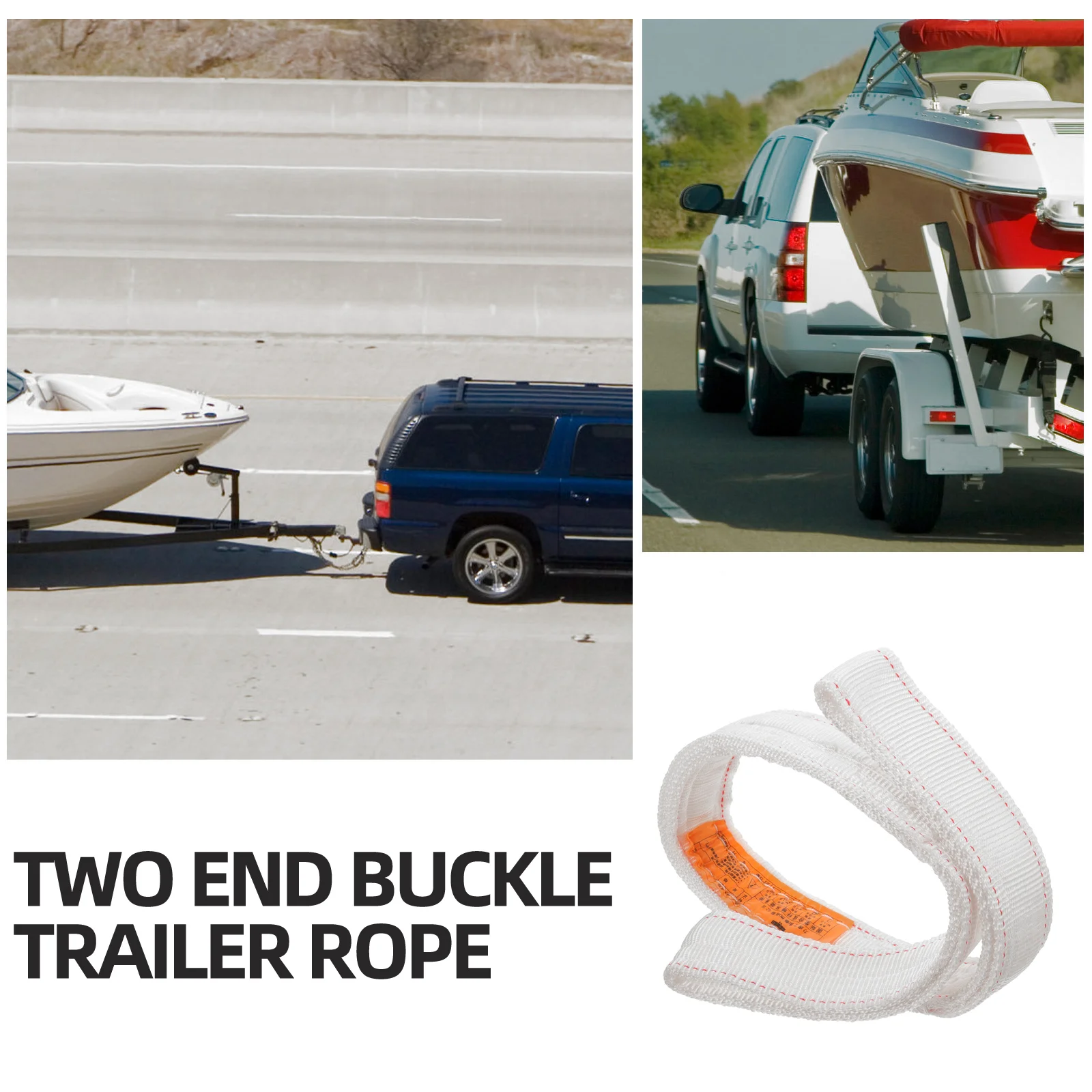 Leashes Tow Belt Towing Accessories Winch Strap Heavy Duty Lifting Slings Cargo