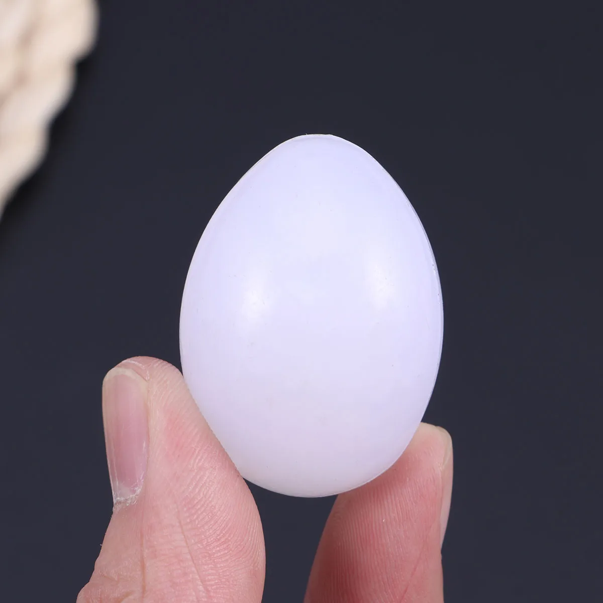 10pcs 가짜 비둘기 계란 실물 같은 디자인 안전 비 독성 제어 품질 생산 증가 홈 스토어 장식 부드러운