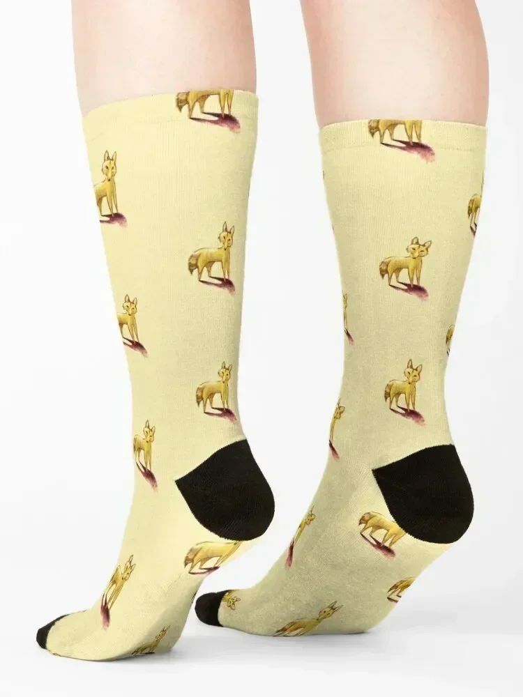 جوارب Coyote Socks للعام الجديد جوارب أساسية مضادة للانزلاق للرجال والنساء #4