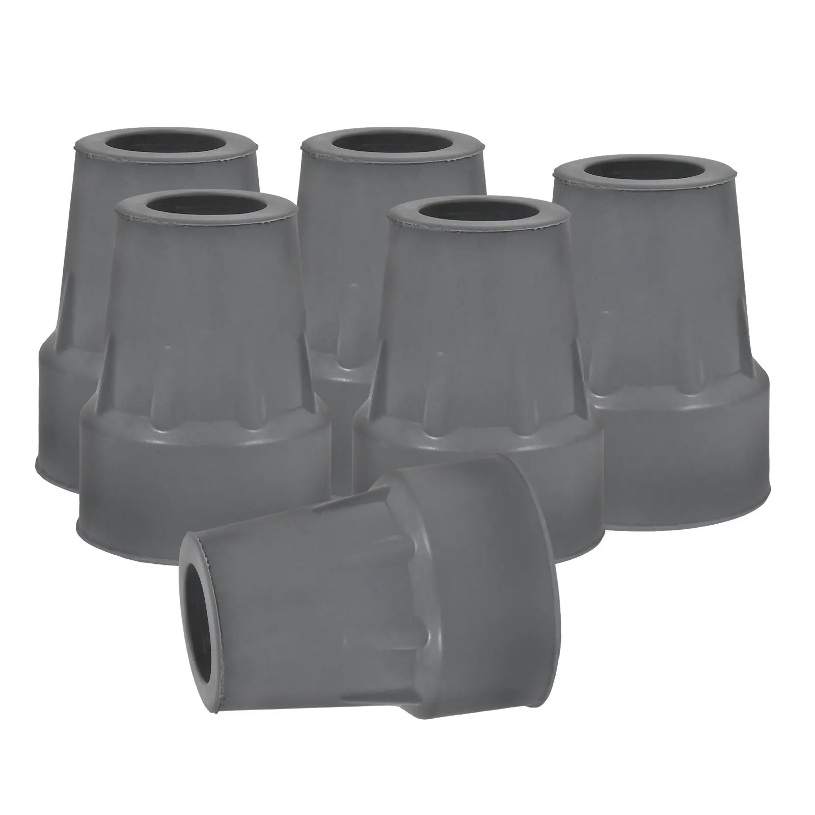 

6 Pcs Cane Bottom Rubber Crutch Accessories Crutchs Pads Stoppers for Non Slip Anti Foot Replacement Tips Crutches Ends Feet