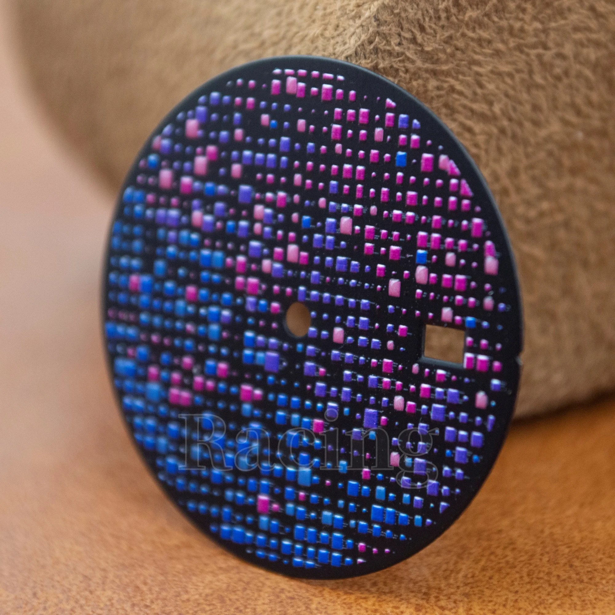 NH35 Watch Dial Luminous Dial for Royal Oak Watch Mod Parts Watch Face fit NH35 Automaitc Movement Pixels Waffle 31.8mm Dial