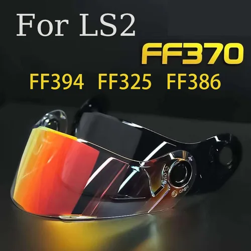 Para LS2 FF370 visera abatible para casco de motocicleta, Lente Antiniebla Colorida, casco Modular de doble lente para LS2 FF394 FF386 FF325