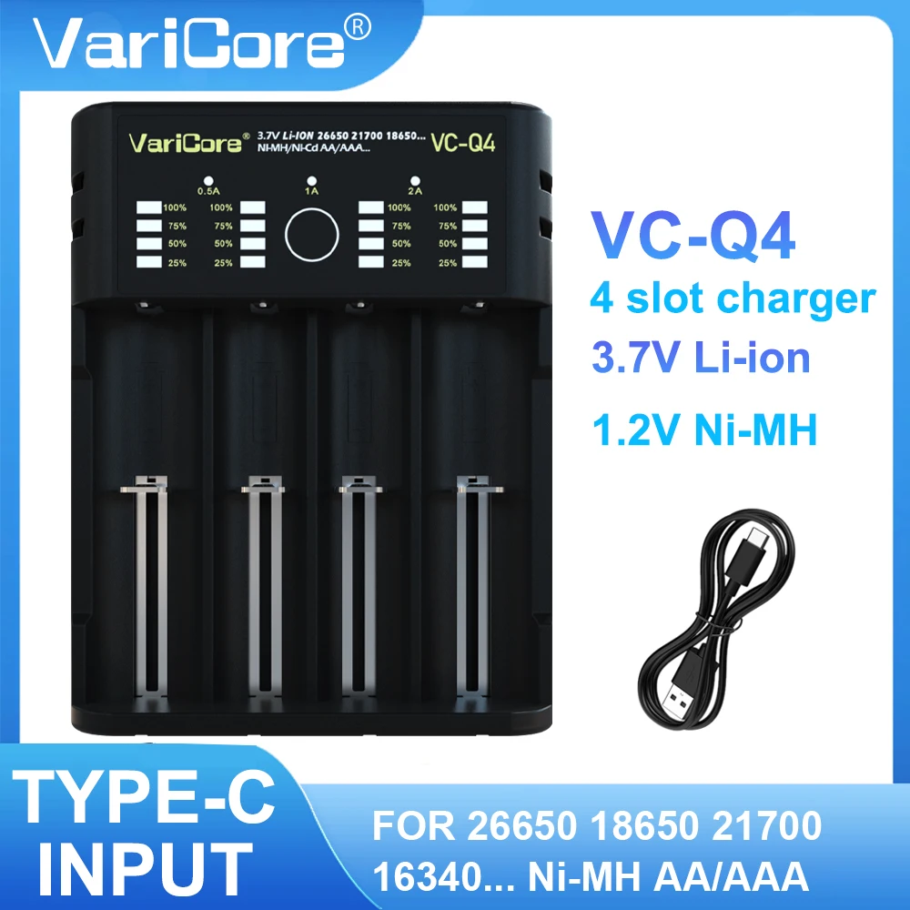 Liitokala Lii-PD4 Lii-500 Lii-402 3.7V 18650 18350 18500 16340 21700 20700 26650 1.2V AA AAA NiMH Lithium-pin Sạc Dự Phòng