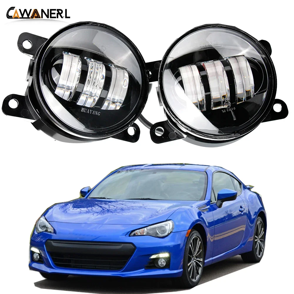 Conjunto de luz antiniebla con lente LED mejorada, 30W, 8000LM, lámpara antiniebla derecha + izquierda H11 para Subaru BRZ 2012 2013 2014 2015 2016, 2 piezas