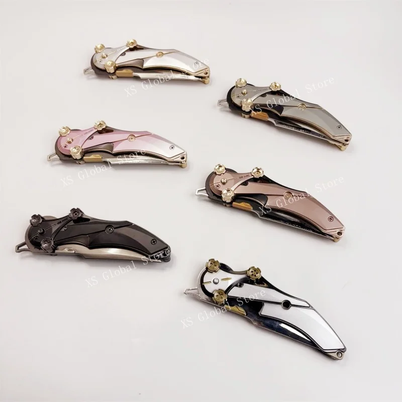 22 cm/8.66in Korting Katana Speelgoed Mes Delta Action Model Props Stuiterende Beweging Vouwen Display Collectible Cosplay Verjaardagscadeau