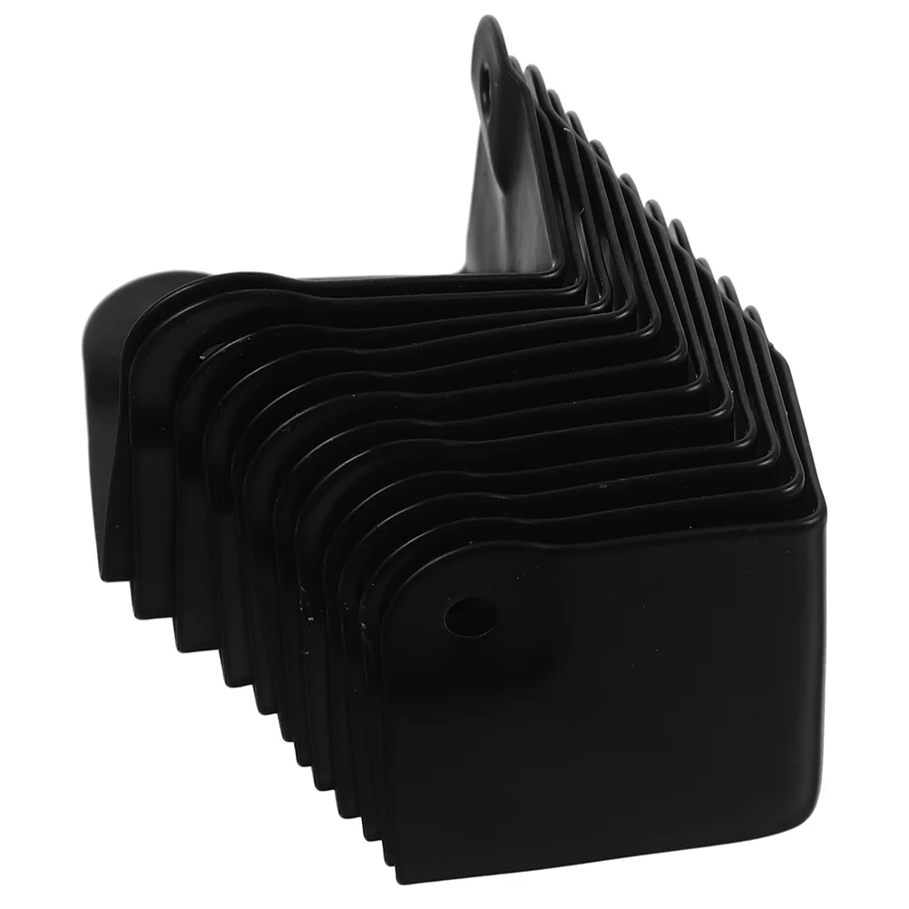 

12pcs Black 40MM Electroplated Corner Protectors for Furniture Desk Cabinet Speaker Guard Practical Box Projects Wooden Boxes