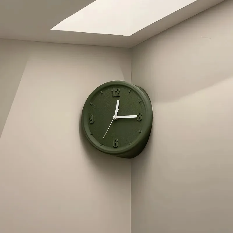 Creative Concave Angle Convex Angle Wall Clocks Mechanism Silent Wall Clock Minimalist Small Living Room Decorative Ornaments