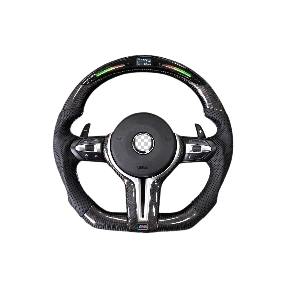 

A для BMW M3 M4 M5 F10 F15 F30 F35 BMW Performance светодиодный многофункциональный руль из углеродного волокна