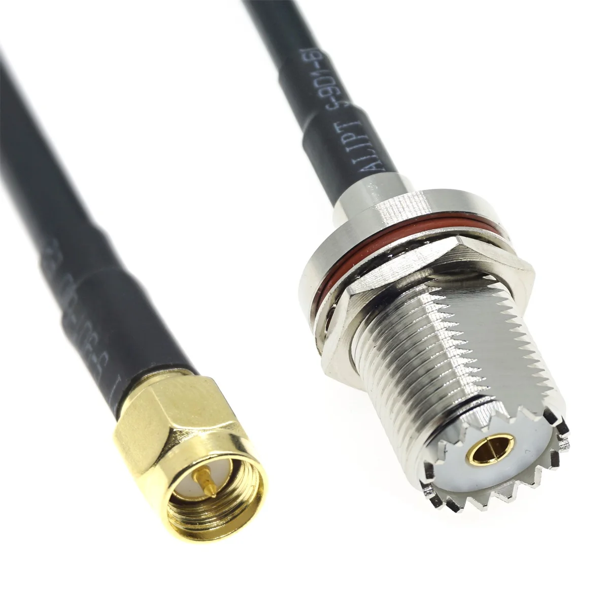 

SMA male to UHF female Bulkhead SO-239 RG58 RF Coaxial Cable Antenn Wifi Coax jumper Brass 50ohm 15CM 30CM 50CM 72CM 1M 2M 3M