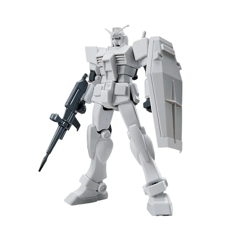 Bandai Gundam Model Kit Assemblare Figura EG RX-78-2 Gundam Versione incolore Personaggi Anime Action Dolls Giocattoli per bambini