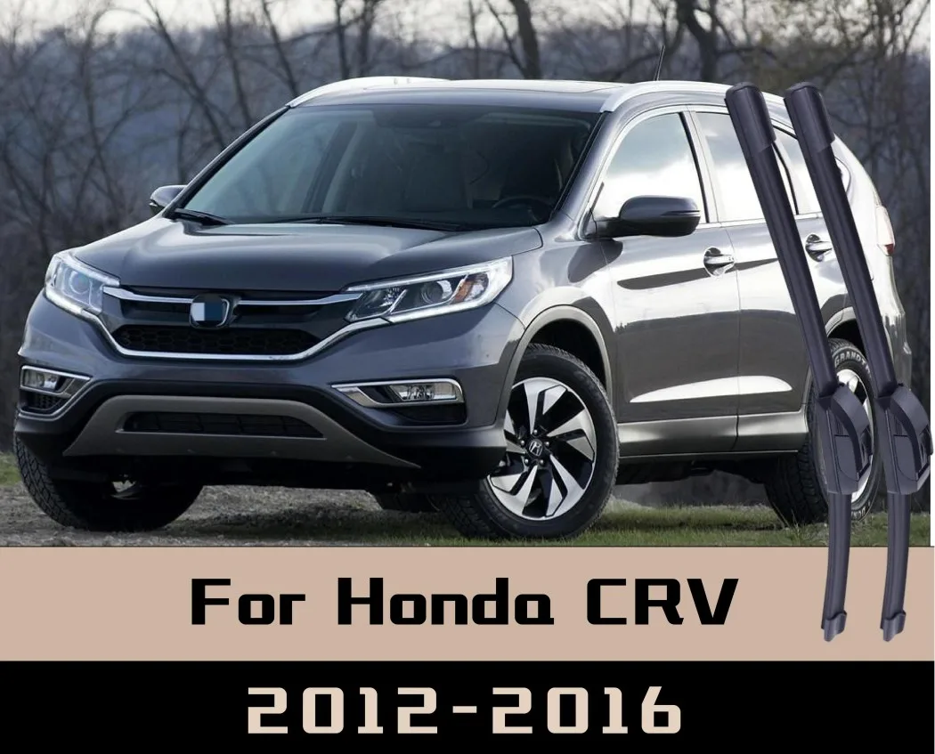 

2Pcs For Honda CRV 2012-2016 Wiper Front Wiper Blades Windshield Windscreen Window Brushes Boneless front wipers