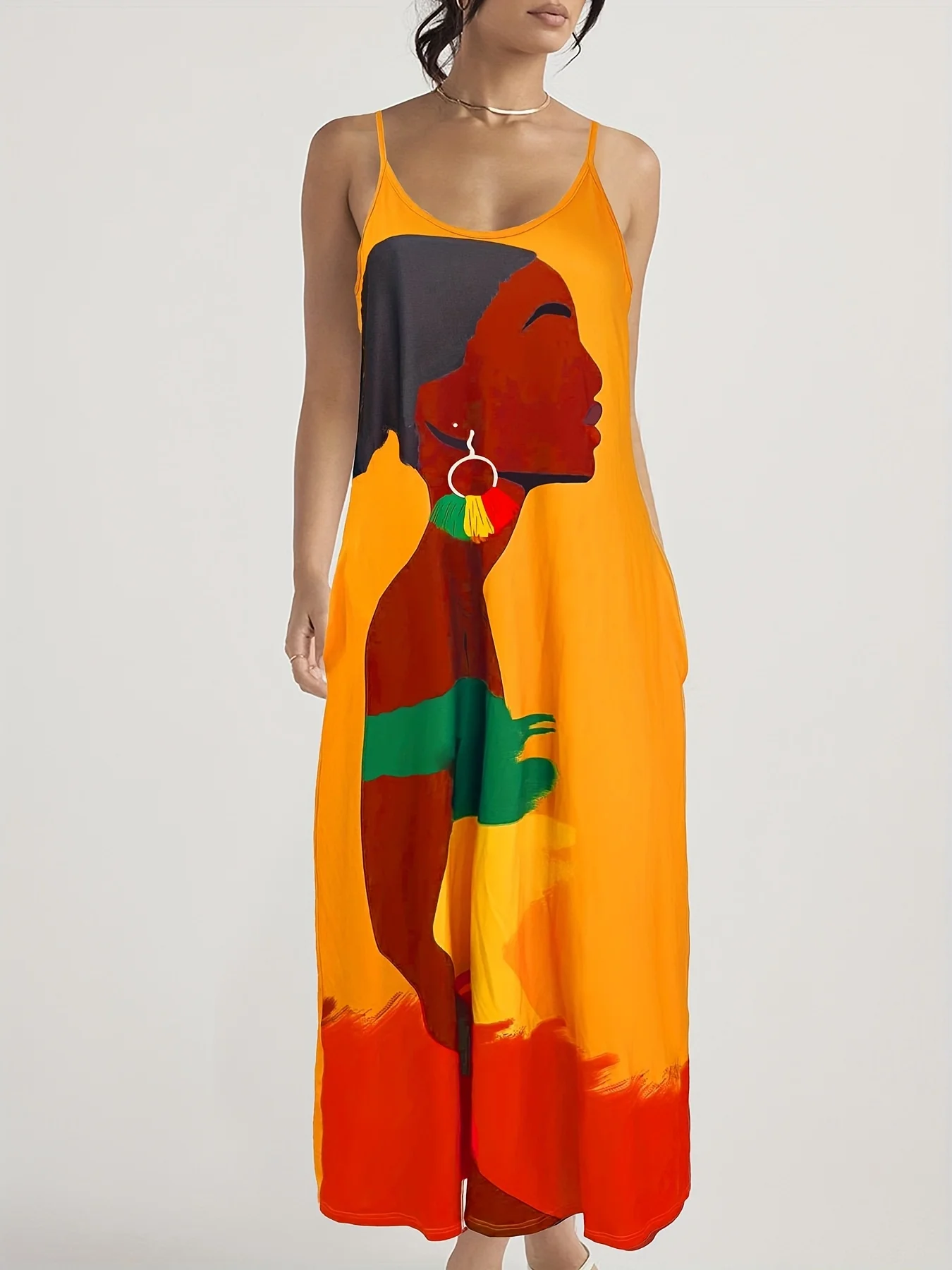 

Модное повседневное черное платье для женщин больших размеров