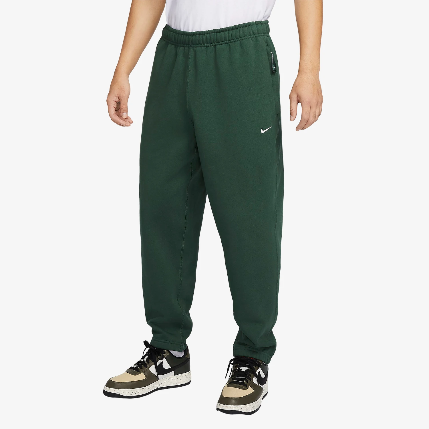 

Nike оригинальные зимние новые мужские вязаные теплые спортивные брюки с манжетами DX1365-323