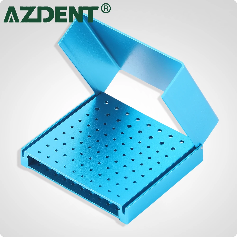 

Azdent Dental Bur Holder For High And Low Speed 86 Holes Endo Box Cleaning Stand 135℃ Autoclavable Sterilizable Lab Tools