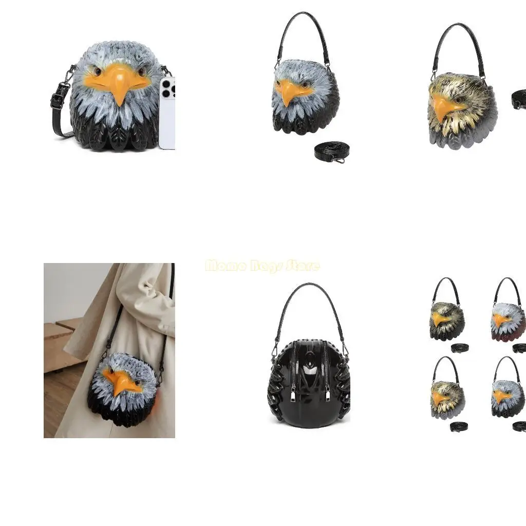 

X90D Modern Owl Design Bag Tear Resistant PU Fabric Roomy Interior Adjustable Strap Crossbody Bag Perfect For Professionals