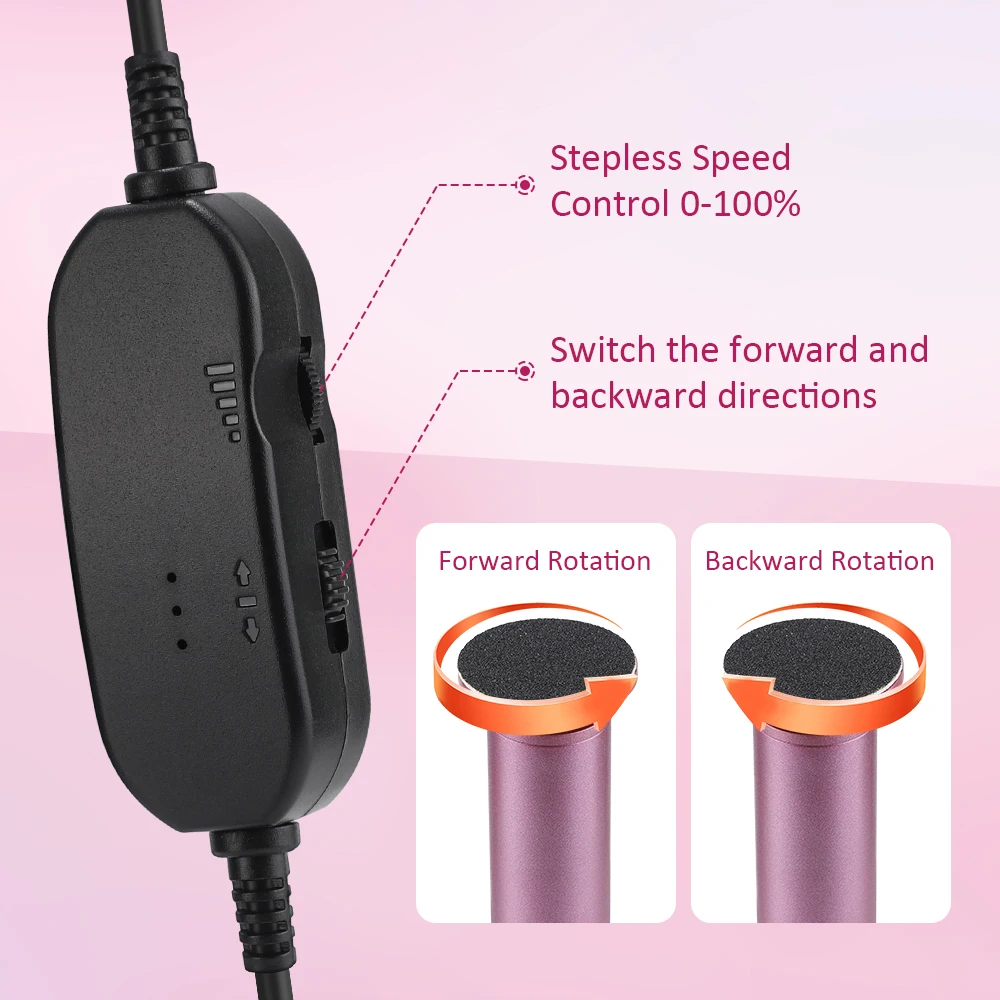 Electric Pedicure Tools Foot Care File Leg Heels Remove Hard Cracked Dead Skin Callus Remover Feet Foot Files Clean Care Machine