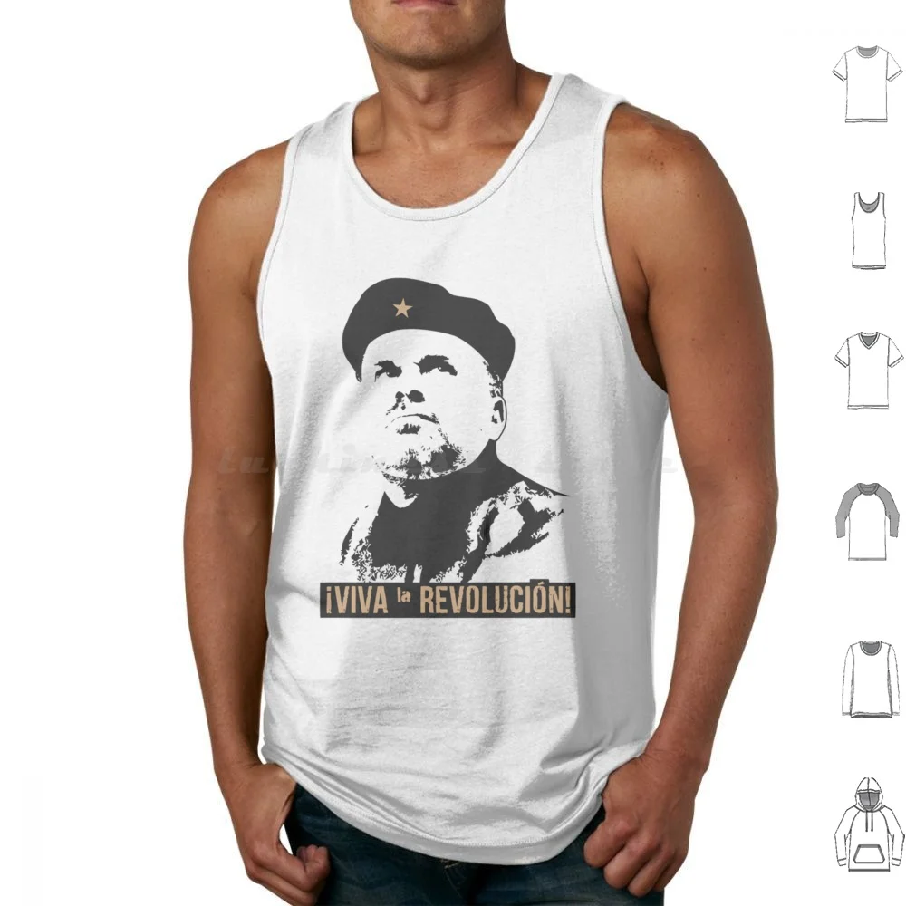 Viva La Postecoglou Revolucion! Tank Tops Print Cotton Glasgow Irish Football Scotland Ireland Soccer Bhoys Glasgow