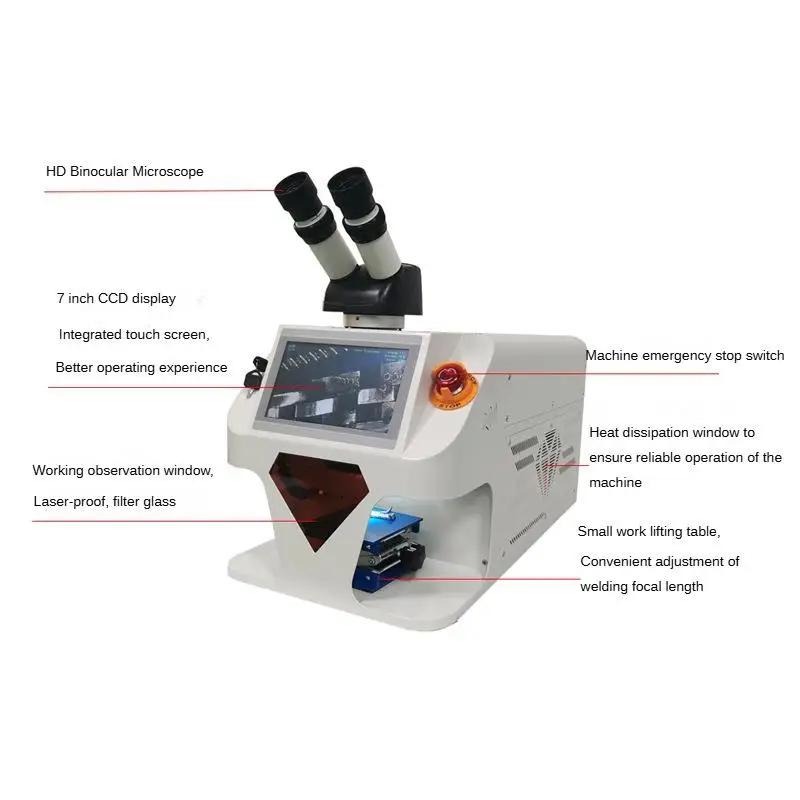 60w/100w mini yag máquina de solda a laser dental máquina de solda a laser jóias máquina de solda a laser