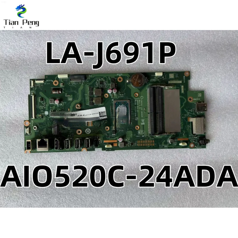 

original LA-J691P Onboard AMD 3020E CPU Integrated Radeon Graphics DDR4 Motherboard Compatible AIO520C-22IGM AIO520C-24IGM