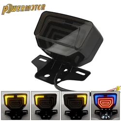 Motorcycle LED Tail Light Brake Light Lamp Stop Turn Signal Integration Direction Indicator Blinker for HONDA TMX125/155 CG125