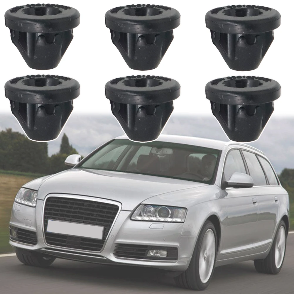 6 Pcs For Audi A3 A4 A6 Skoda Octavia VW Polo Golf Jetta Seat Car Engine Cover Grommet Pulg Socket OE# 03G103184 Car Replacement