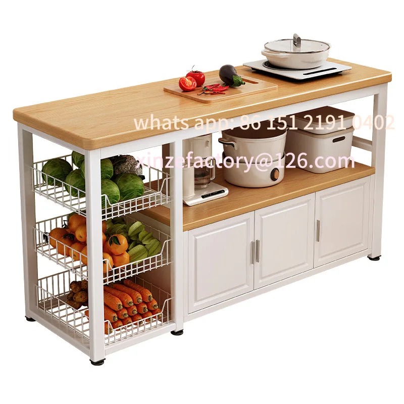 

Customizable Kitchen Shelves Multifunctional Vegetable Chopping Bench