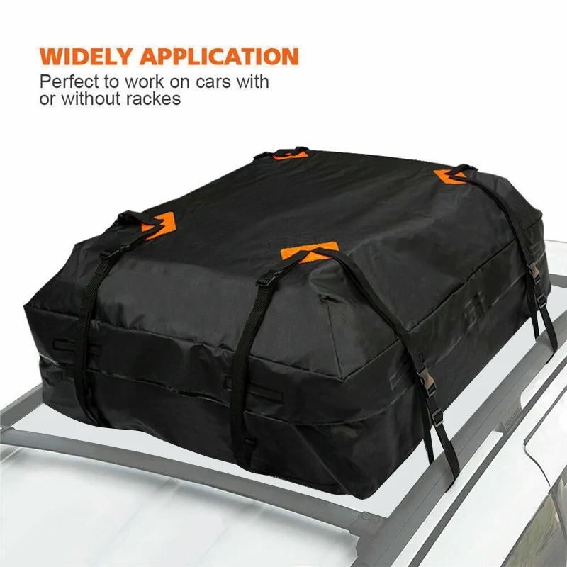 420D/600D Roof Luggage Bag 425L Luggage Bag Car Roof Luggage Rack Waterproof Universal Luggage Bag Travel Camping Vehicle Storag