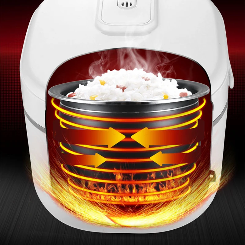 طنجرة الضغط الكهربائية طنجرة السفر الصغيرة متعددة الوظائف منخفضة السكر وعاء طبخ الأرز الكهربائي