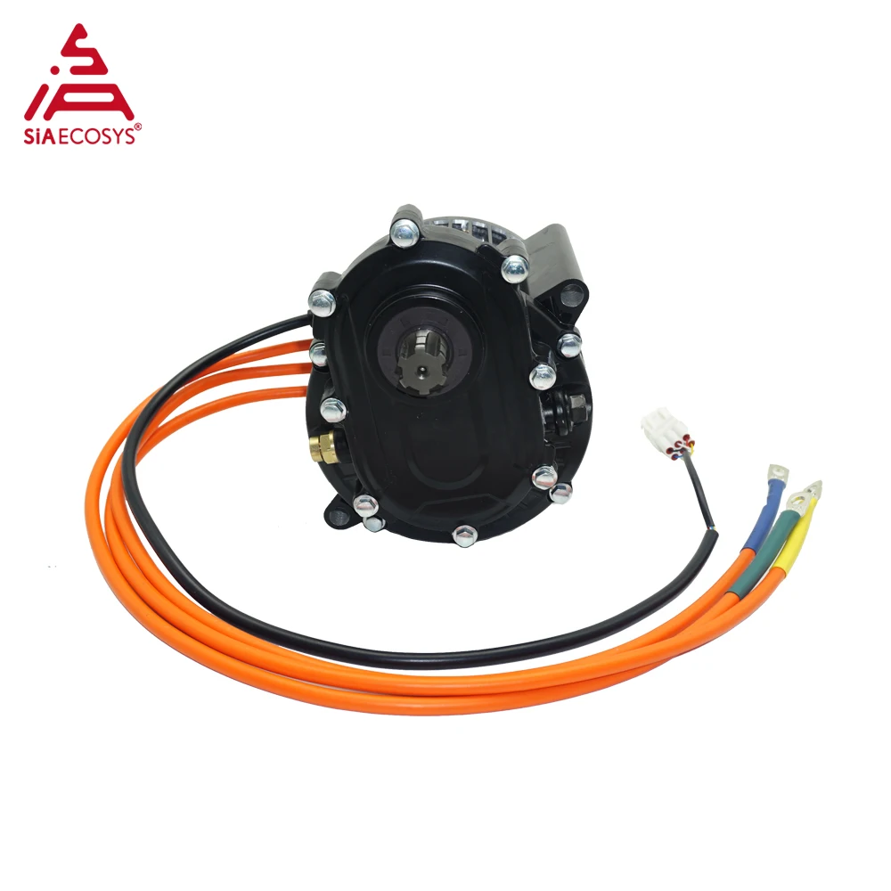 QS Motor QS120 60H 2000W V3 72V Mid Drive Motor with 1:2.35 Gearbox for Electric Motorcycle