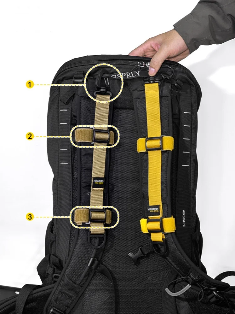 HIKEMAN Outdoor-Rucksack Schultergurt Erweiterungsgurt Rucksack-Bergsteigertasche Modifikation Molle Plug-In Zubehör – Detail 5